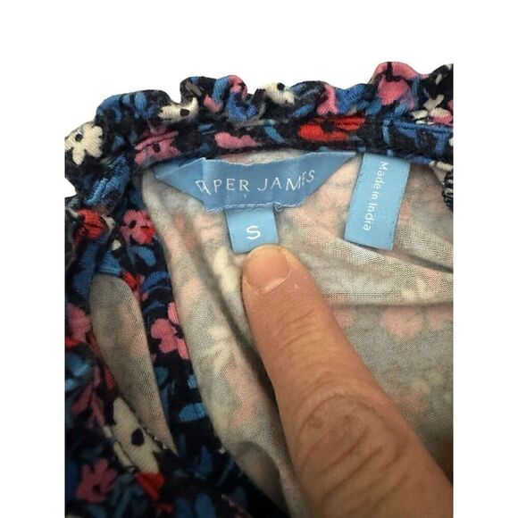 Draper James Long Sleeve Kitty Dress in Whispy Floral Midi Size Small - Picture 4 of 5